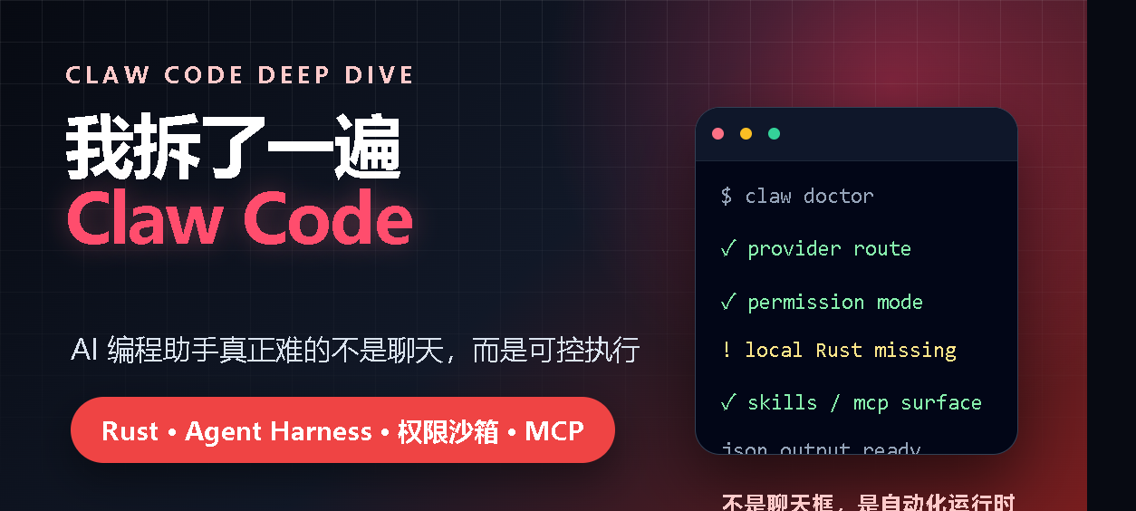 Claw Code 深度拆解封面