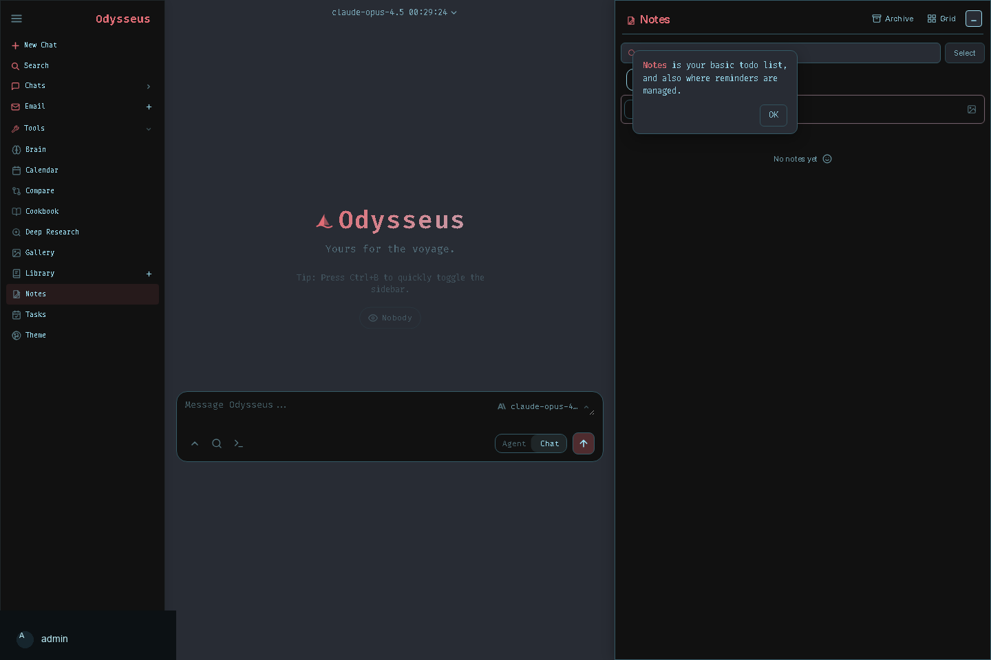 本地 Odysseus Notes 截图